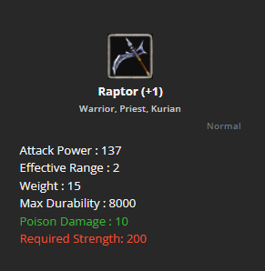 Raptor +1